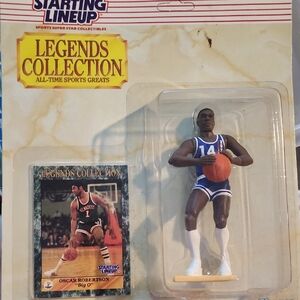 Starting Lineup Legends Collection Oscar Robertson Figure - Blue/White